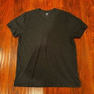 Old Navy Men’s Grey V-Neck T-Shirt